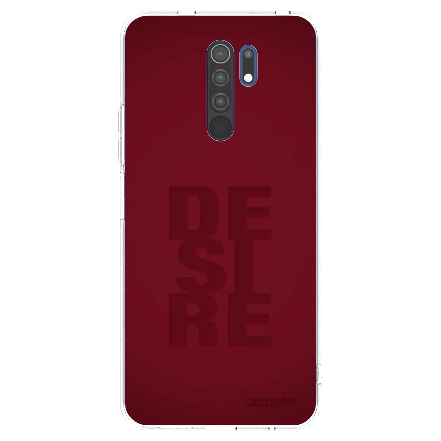 Picasee silikonska prozirna maskica za Xiaomi Redmi 9 - Desire
