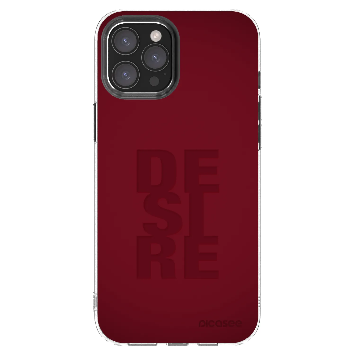 Picasee silikonska prozirna maskica za Apple iPhone 12 Pro Max - Desire