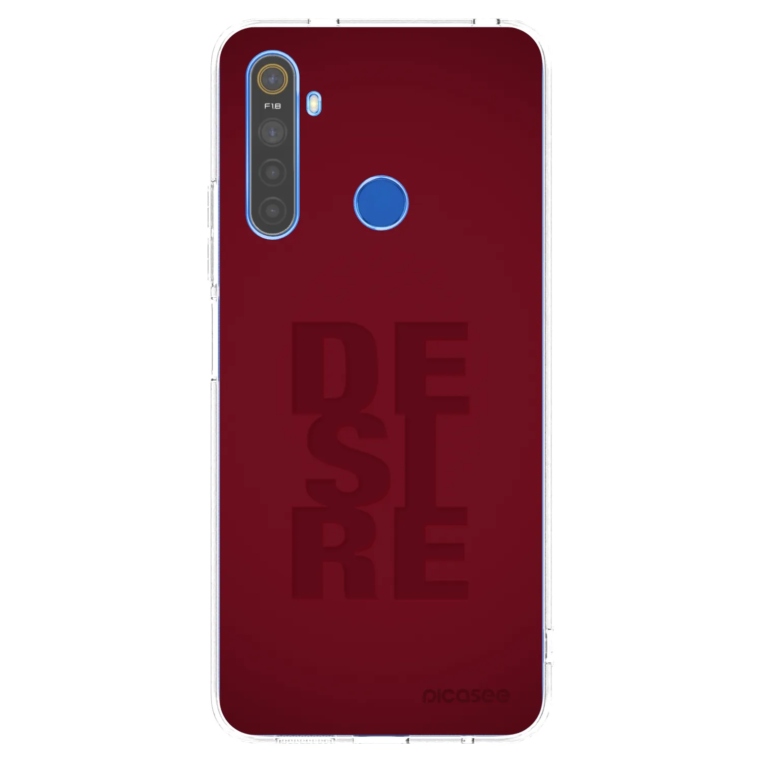 Picasee silikonska prozirna maskica za Realme 5 - Desire