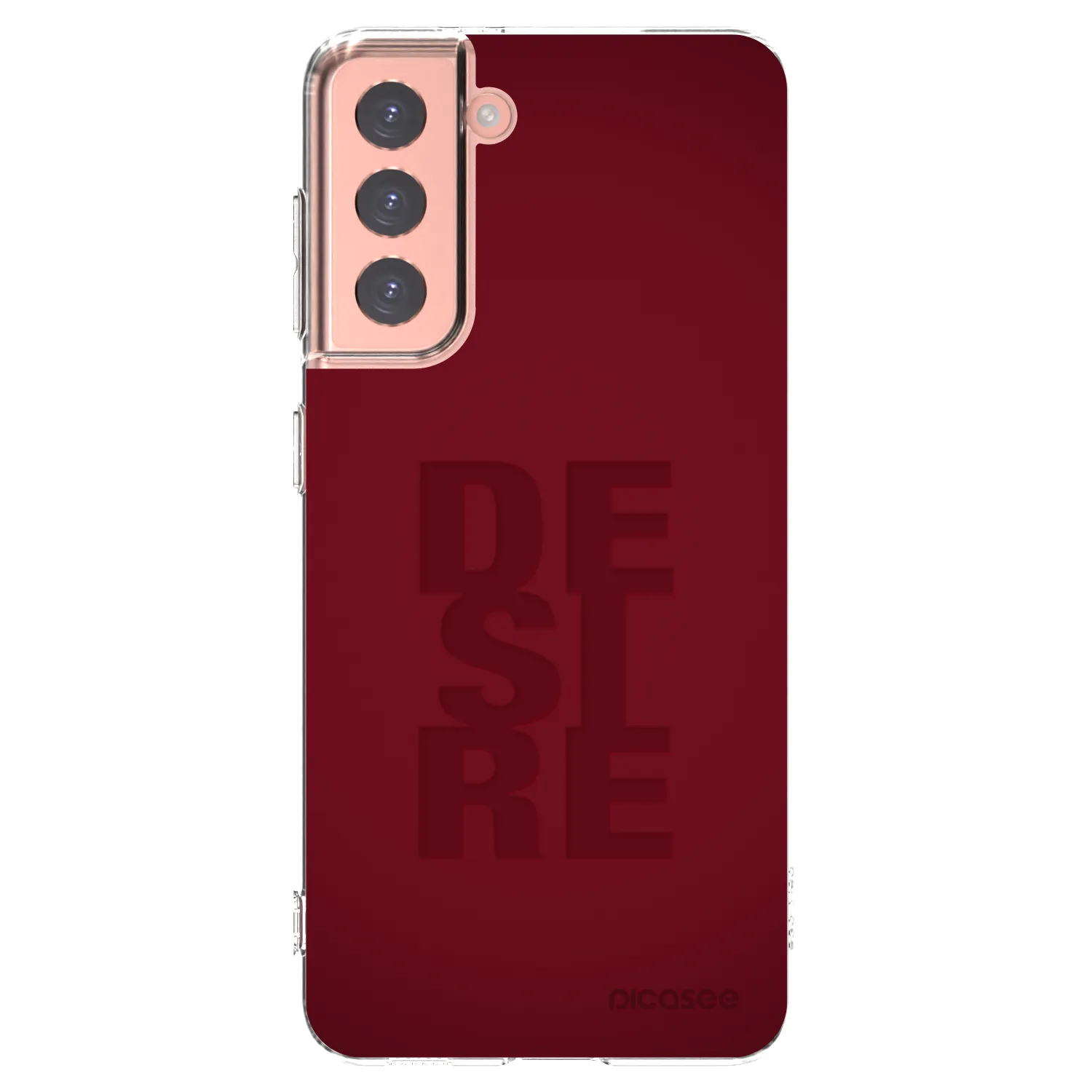 Picasee silikonska prozirna maskica za Samsung Galaxy S21 5G G991B - Desire