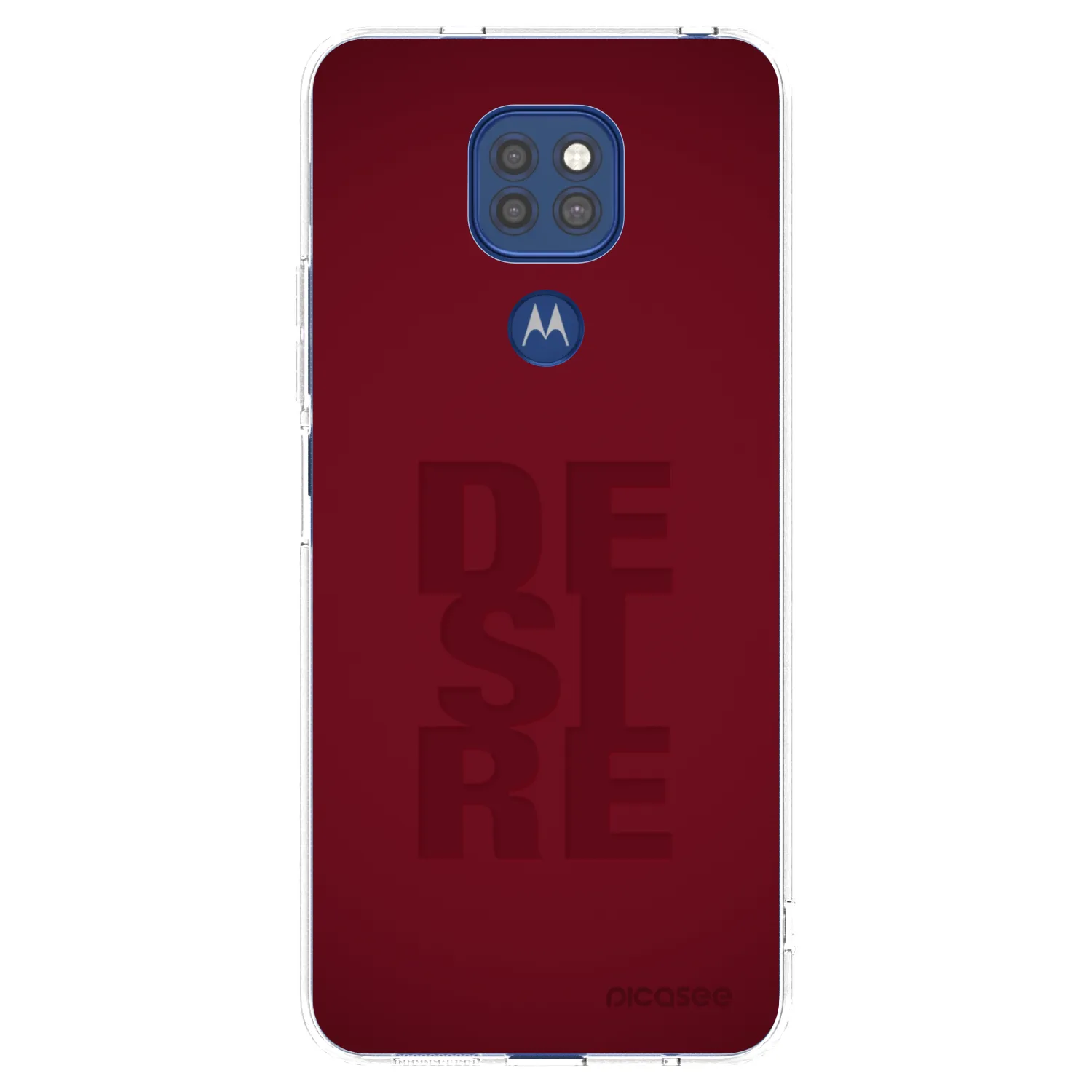 Picasee silikonska prozirna maskica za Motorola Moto G9 Play - Desire
