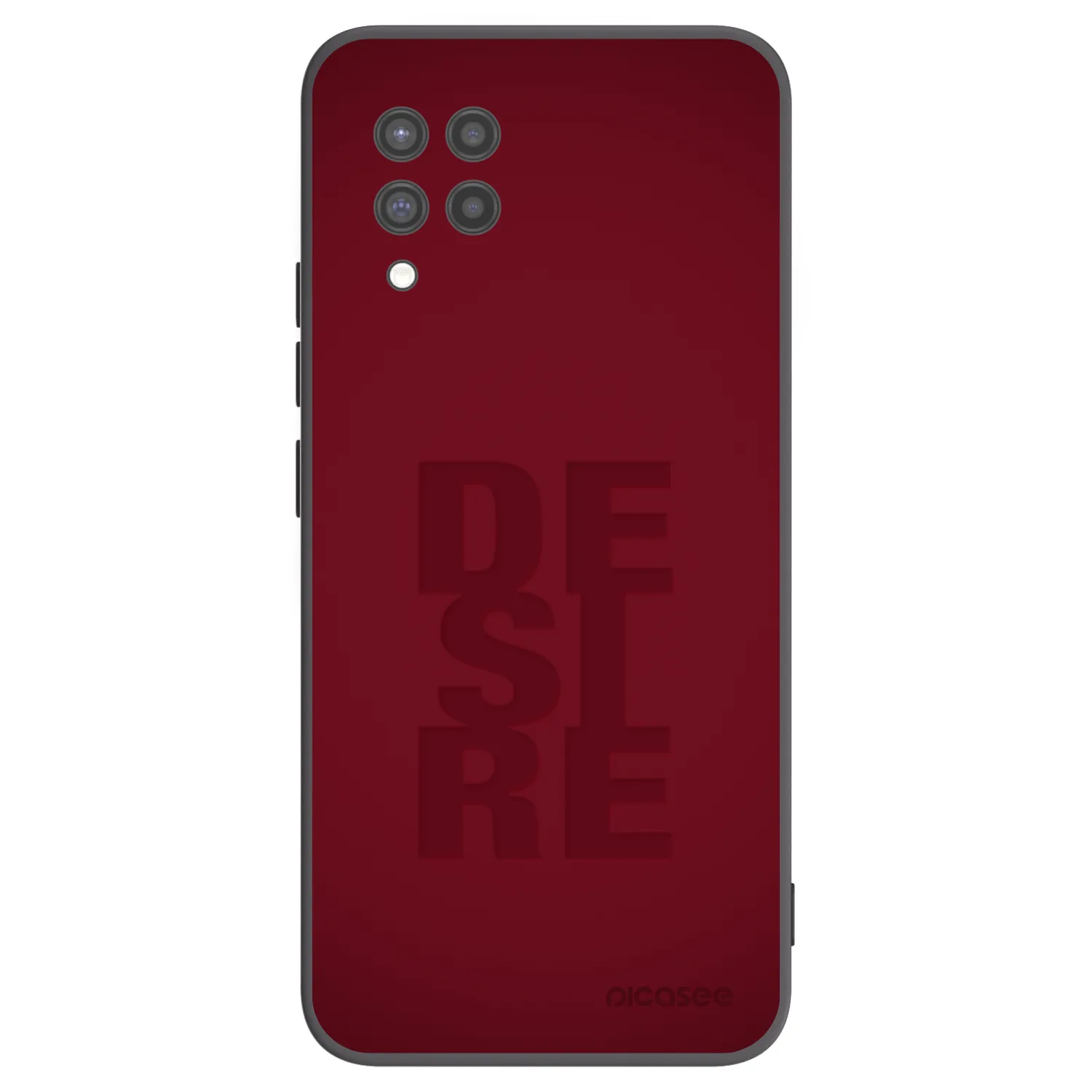 Picasee crna silikonska maskica za Samsung Galaxy A42 A426B - Desire