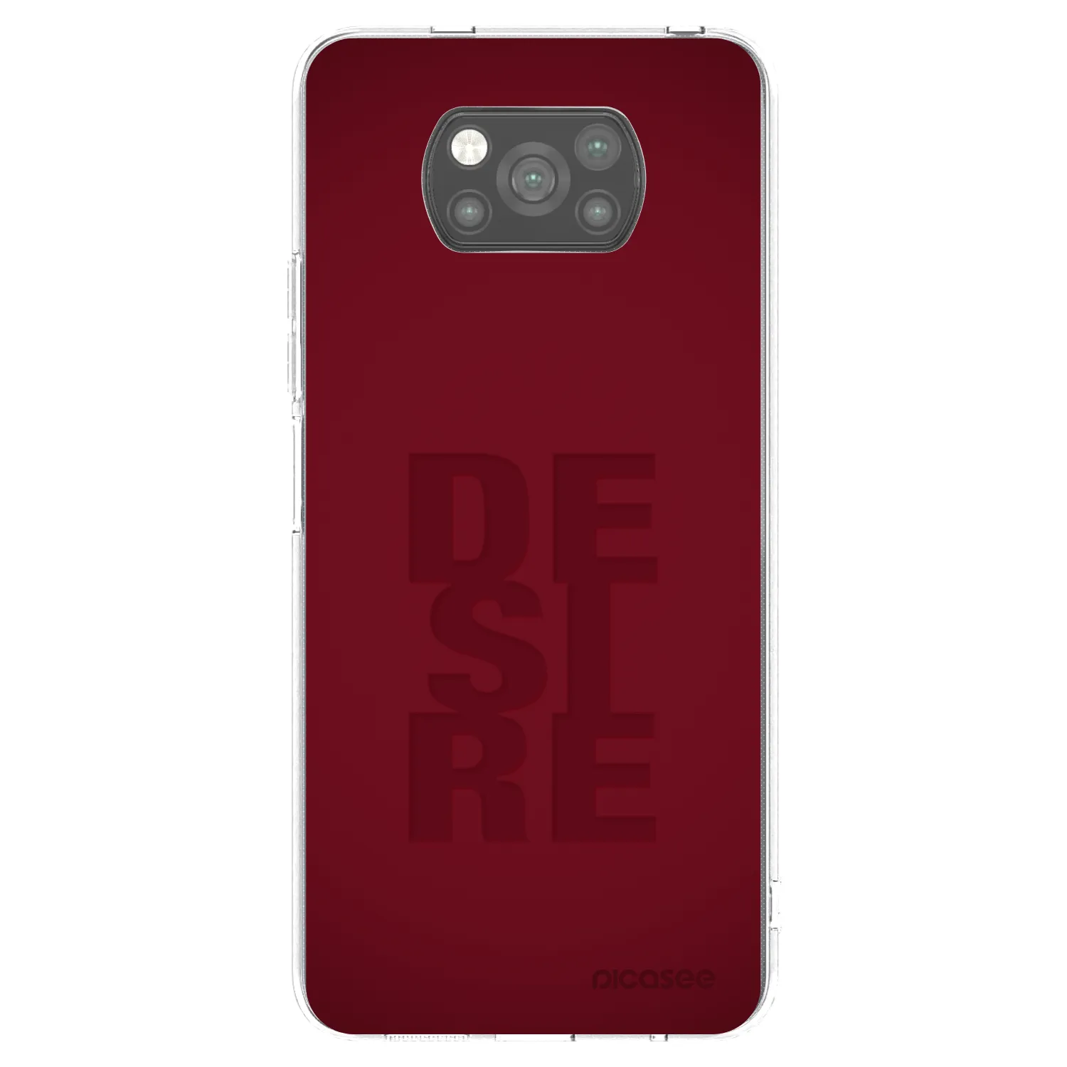 Picasee crna silikonska maskica za Xiaomi Poco X3 Pro - Desire