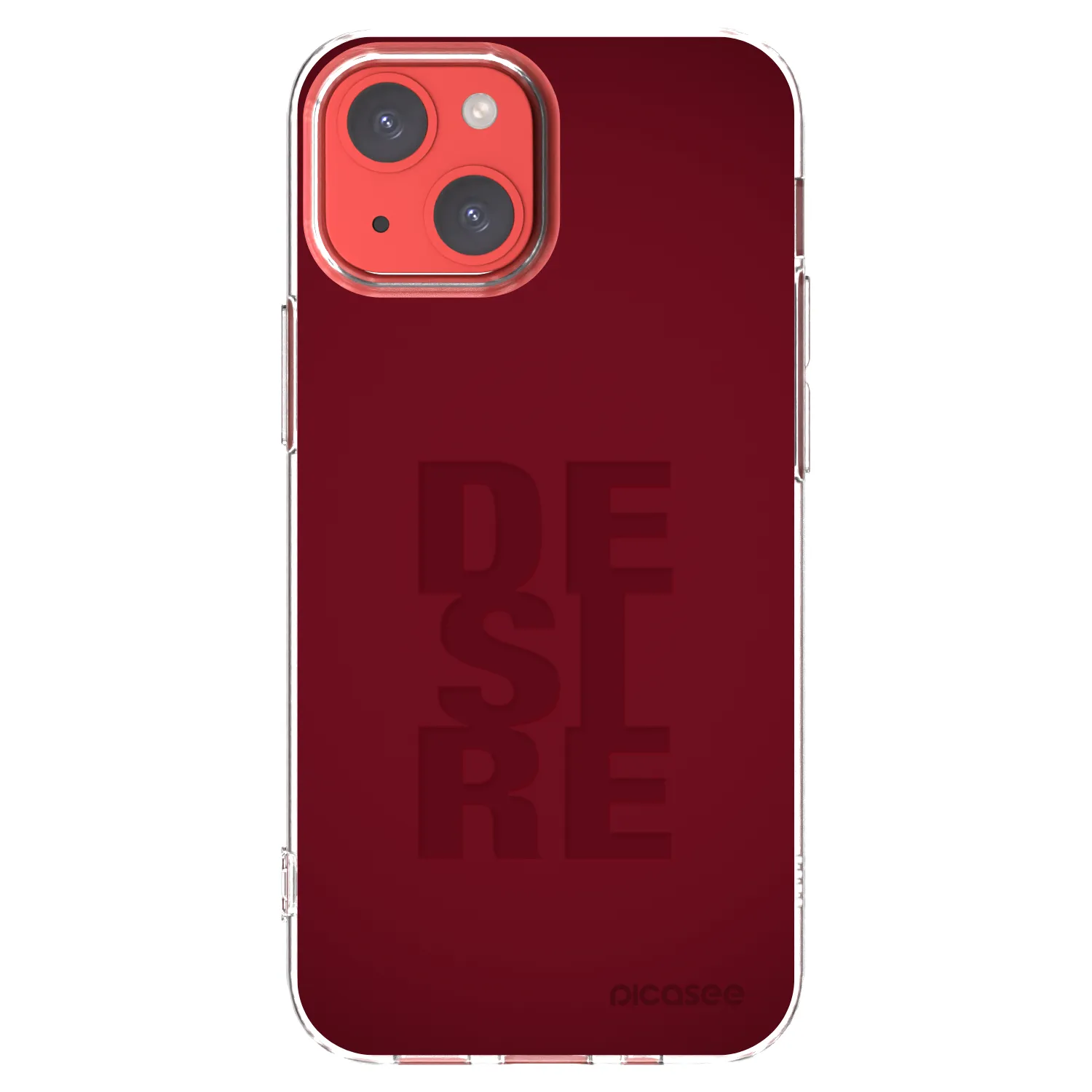 Picasee silikonska prozirna maskica za Apple iPhone 13 mini - Desire
