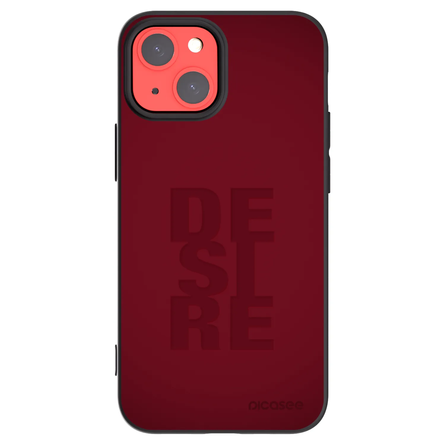 Picasee crna silikonska maskica za Apple iPhone 13 mini - Desire
