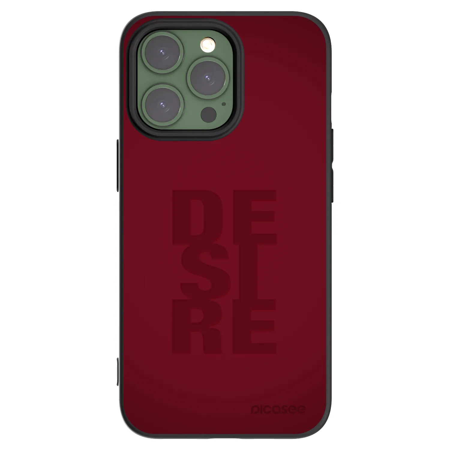 Picasee crna silikonska maskica za Apple iPhone 13 Pro - Desire