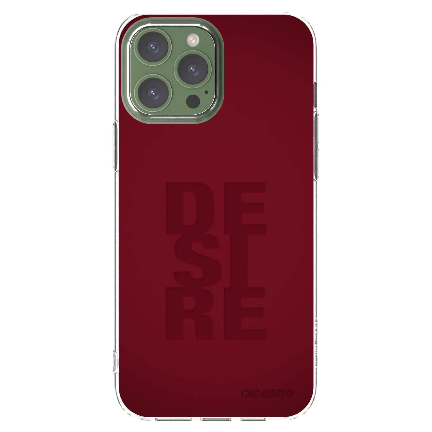 Picasee silikonska prozirna maskica za Apple iPhone 13 Pro Max - Desire