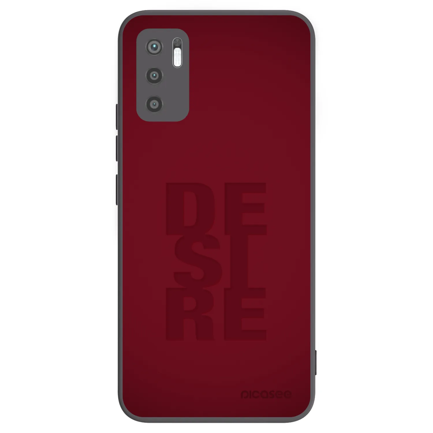 Picasee crna silikonska maskica za Xiaomi Redmi Note 10 5G - Desire