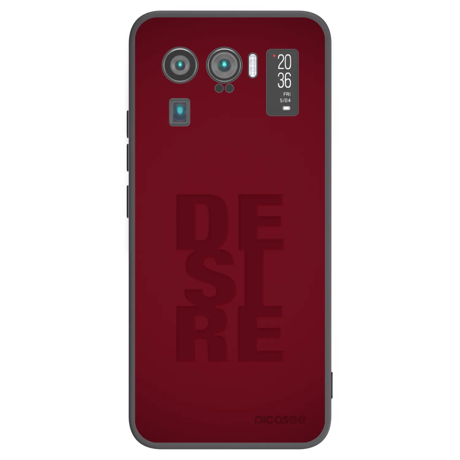 Picasee crna silikonska maskica za Xiaomi Mi 11 Ultra - Desire