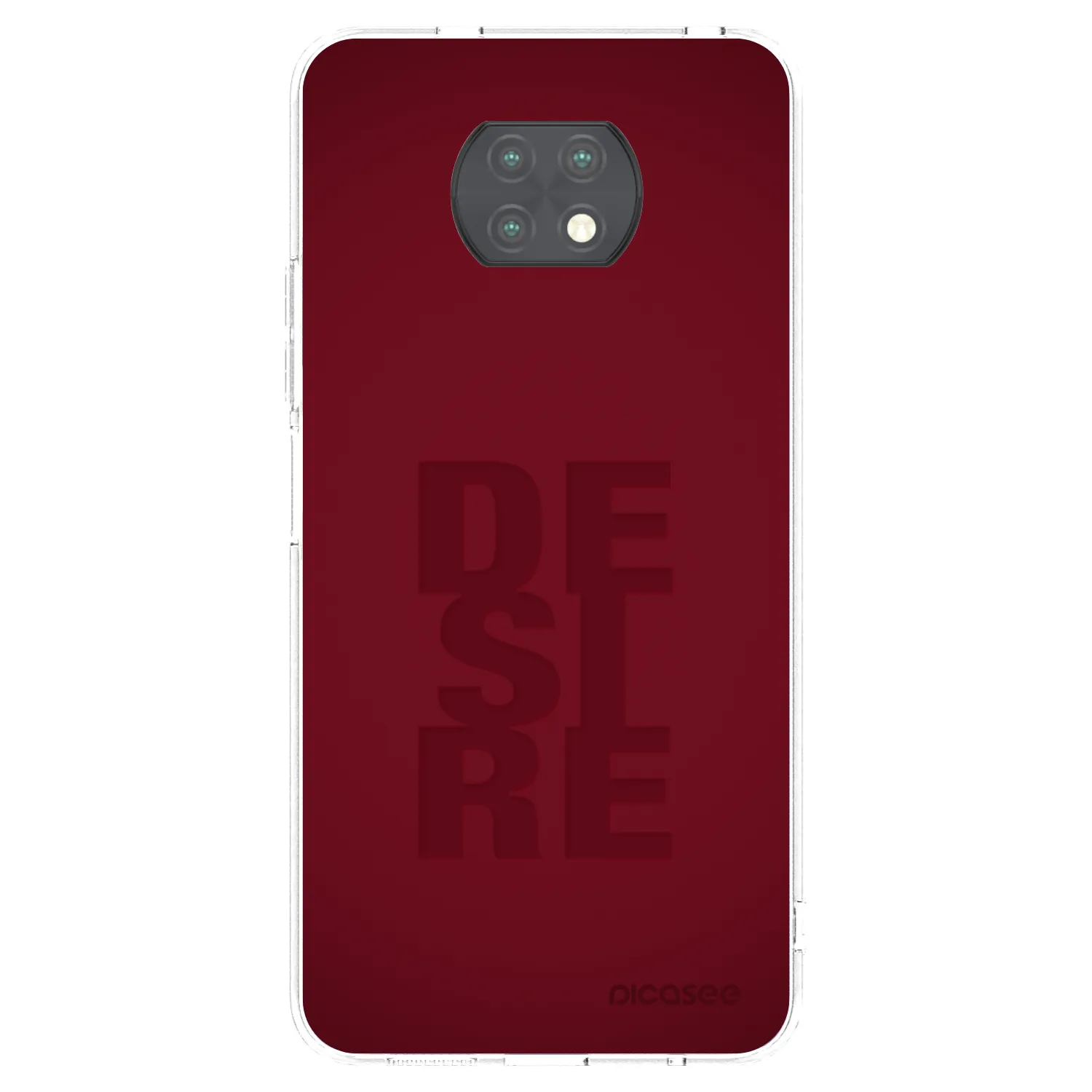 Picasee silikonska prozirna maskica za Xiaomi Redmi Note 9T - Desire