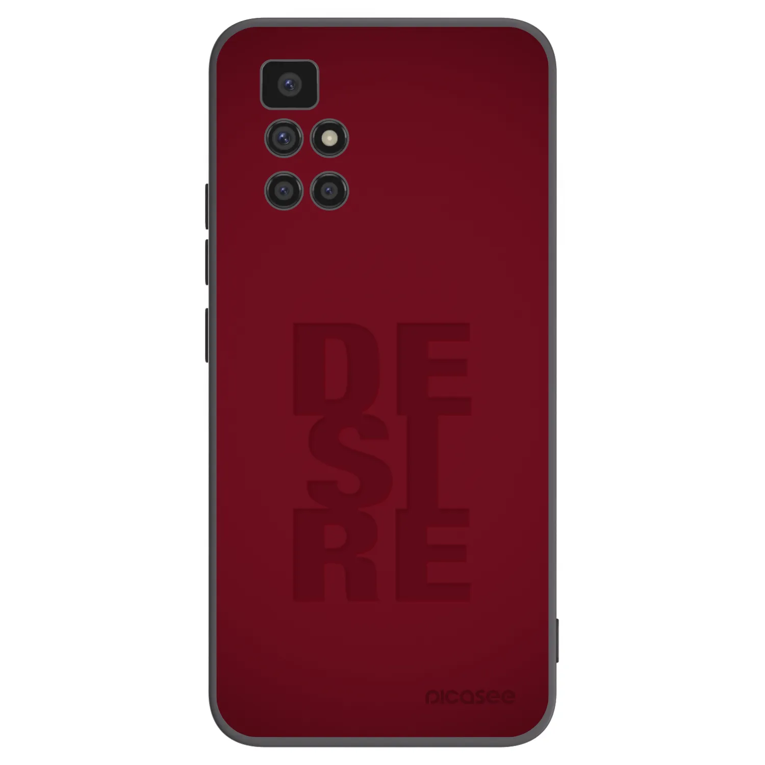 Picasee crna silikonska maskica za Xiaomi Redmi 10 - Desire