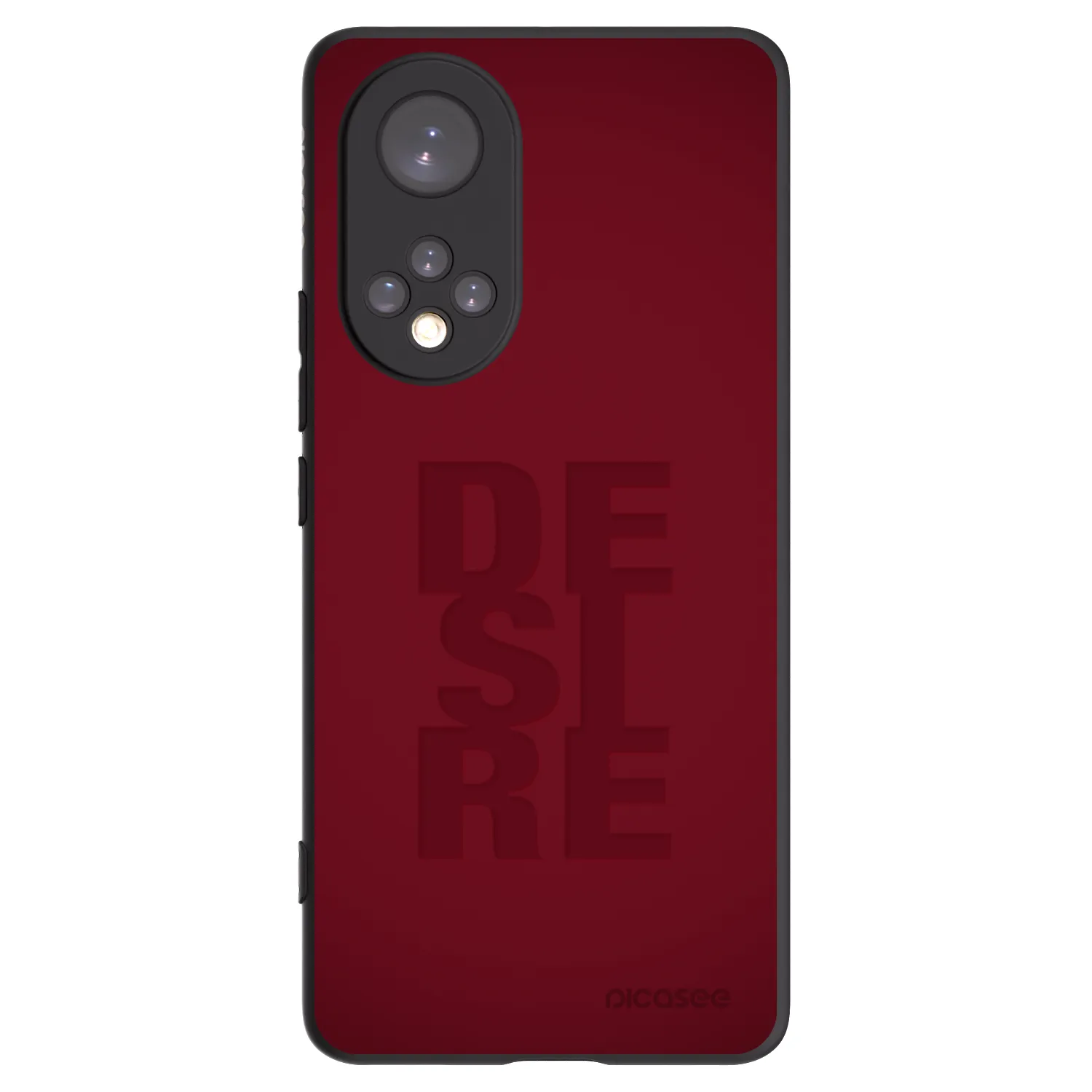 Picasee crna silikonska maskica za Honor 50 5G - Desire