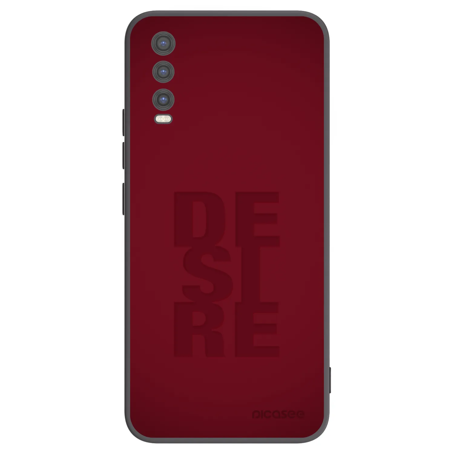Picasee crna silikonska maskica za Vivo Y20s - Desire