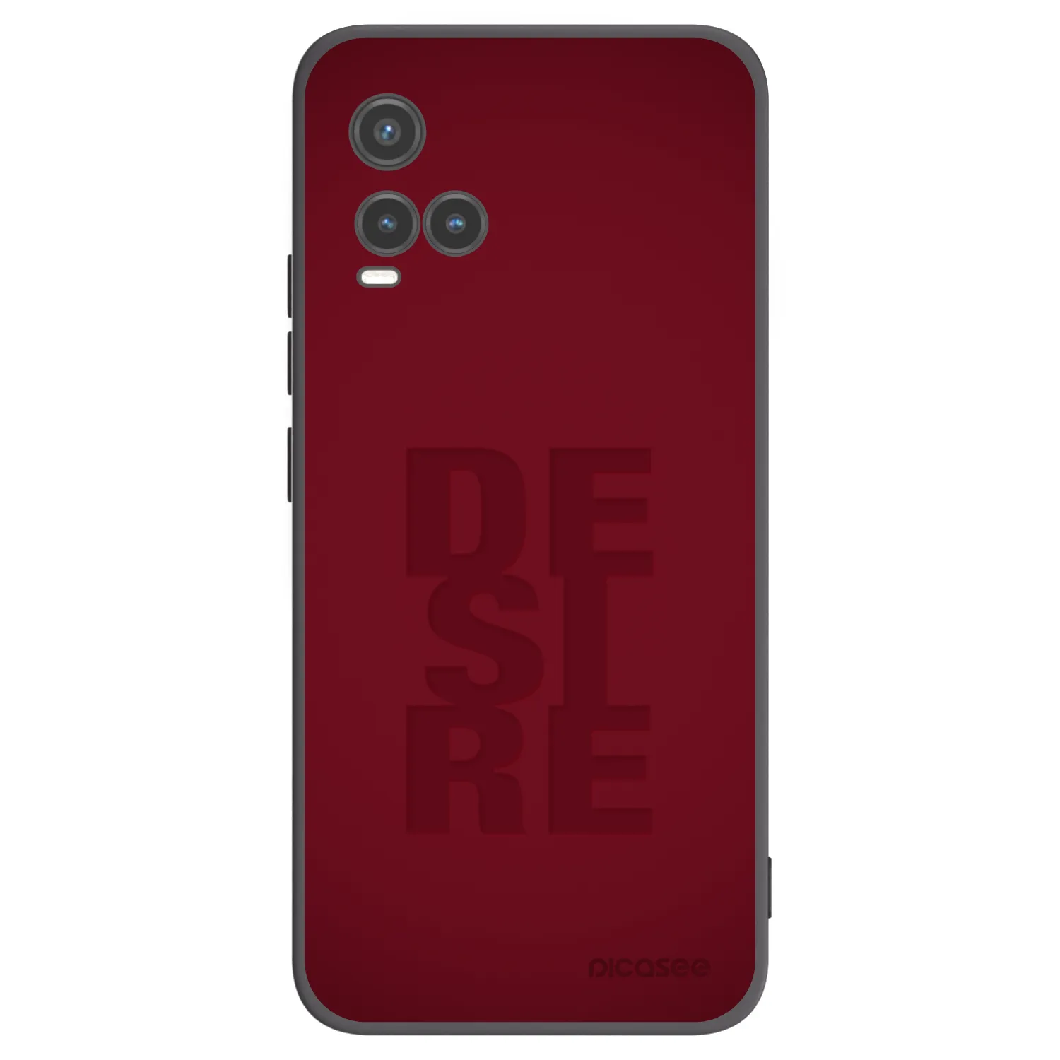 Picasee crna silikonska maskica za Vivo Y33s - Desire
