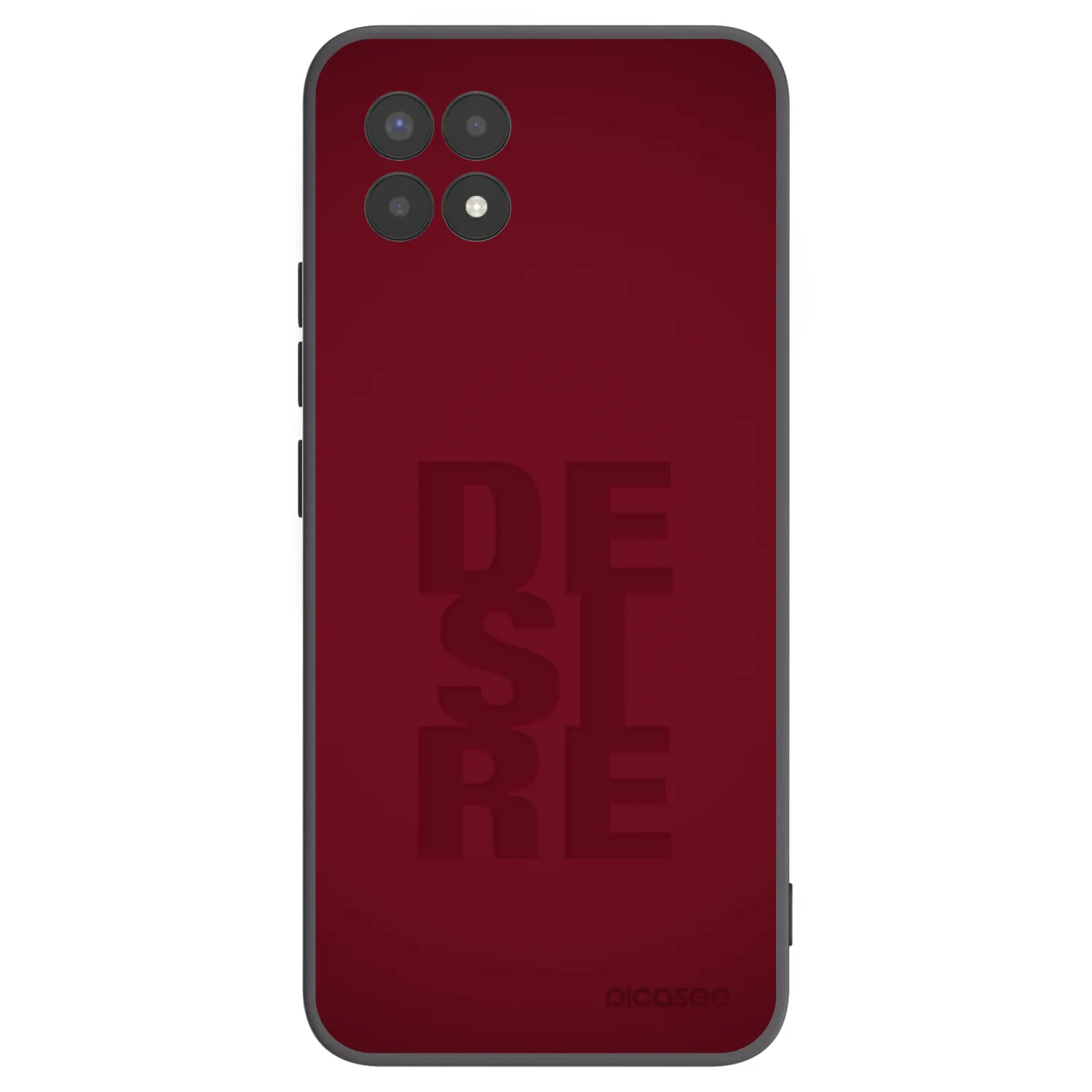 Picasee crna silikonska maskica za Realme 8i - Desire