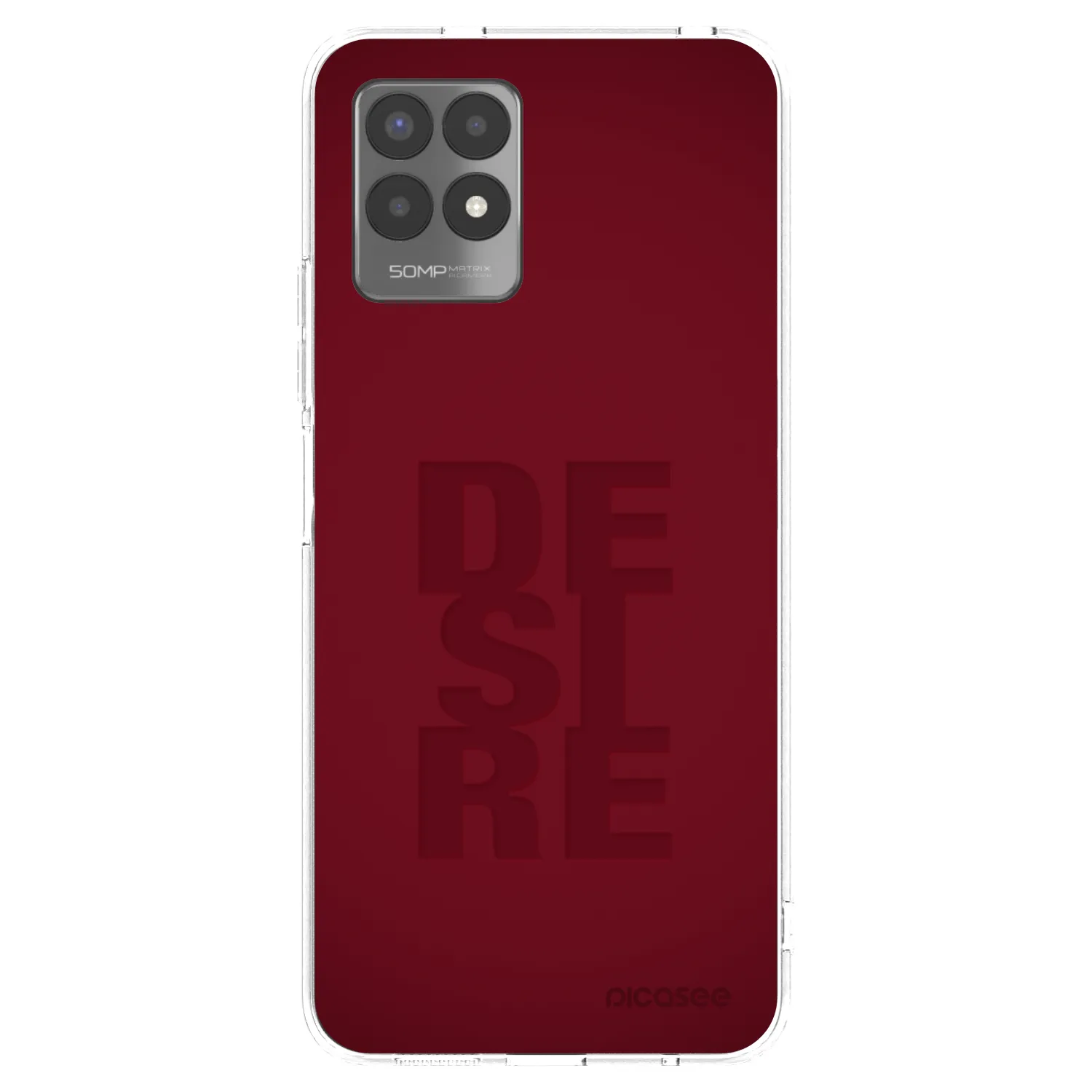 Picasee silikonska prozirna maskica za Realme 8i - Desire