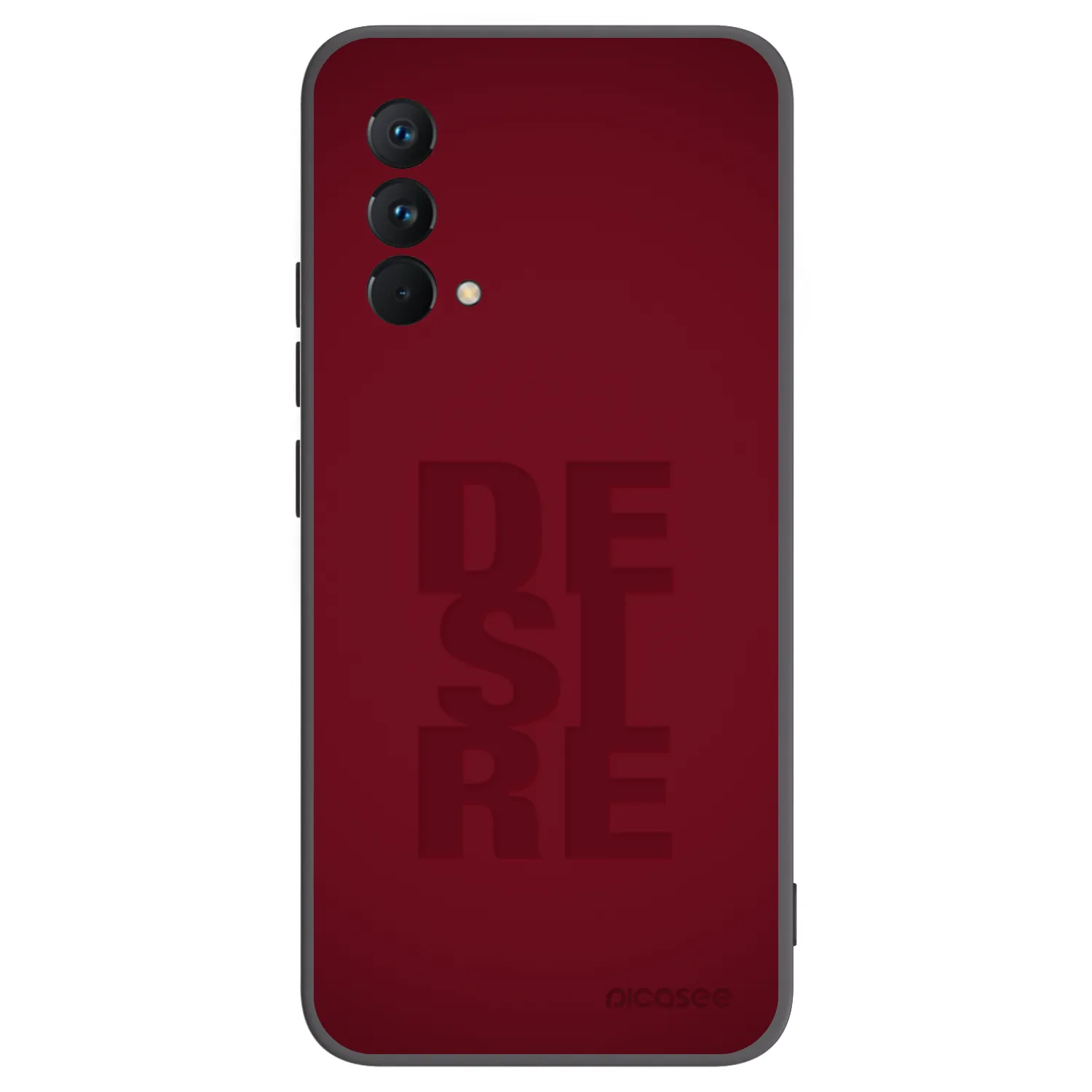 Picasee crna silikonska maskica za Realme GT Master Edition 5G - Desire