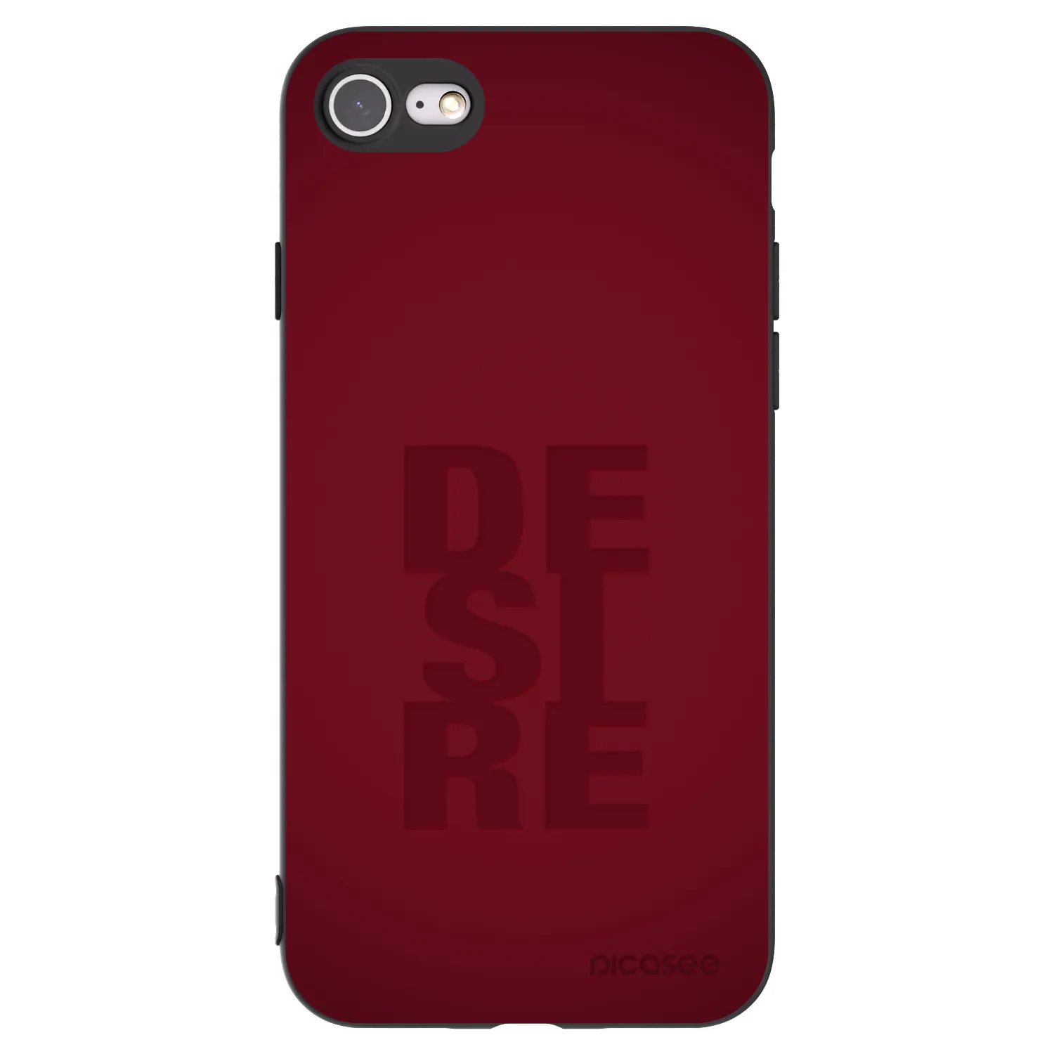 Picasee crna silikonska maskica za Apple iPhone SE 2022 - Desire