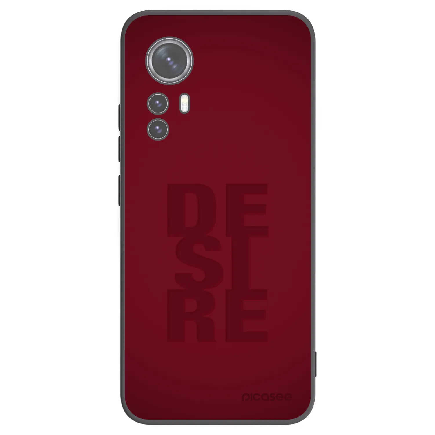 Picasee crna silikonska maskica za Xiaomi 12 - Desire