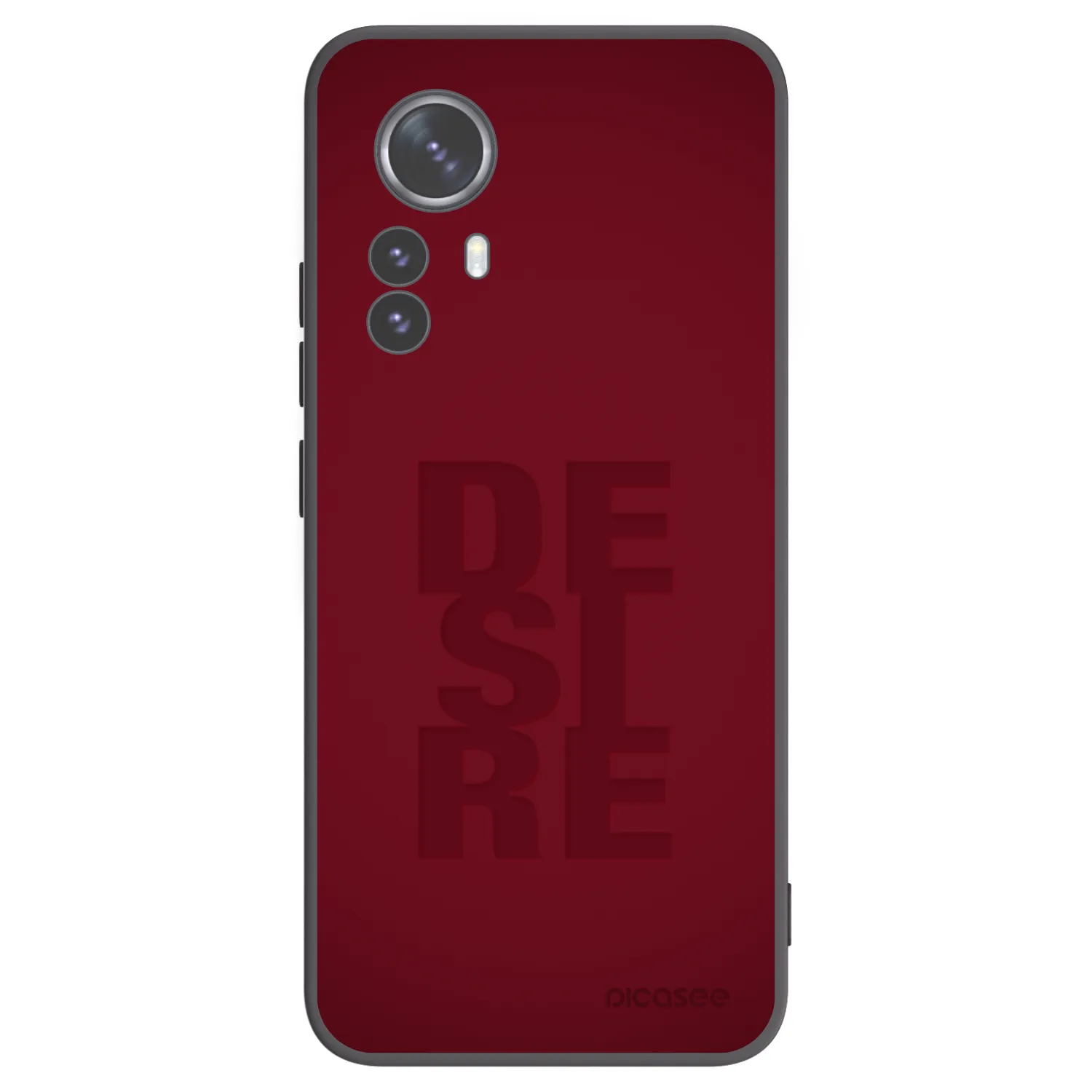 Picasee crna silikonska maskica za Xiaomi 12 Pro - Desire