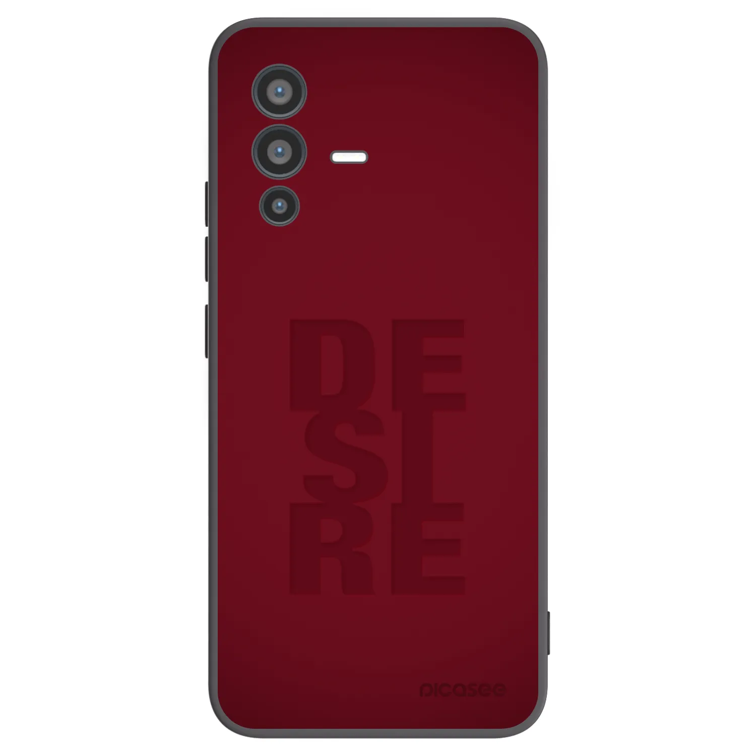 Picasee crna silikonska maskica za Vivo V23 5G - Desire