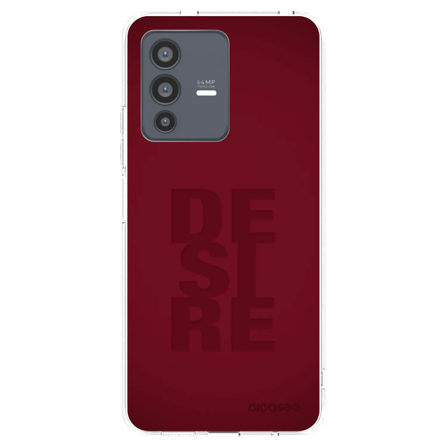 Picasee silikonska prozirna maskica za Vivo V23 5G - Desire