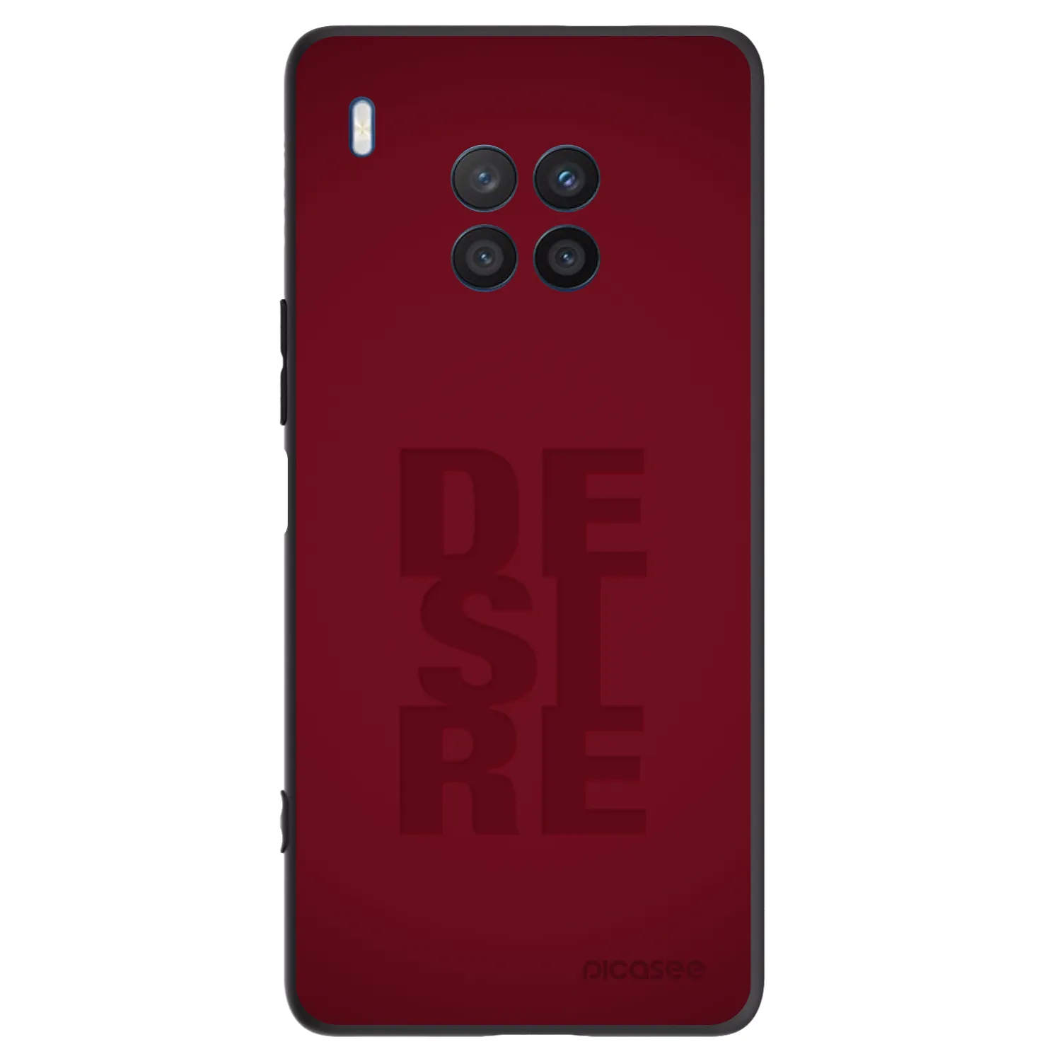 Picasee crna silikonska maskica za Honor 50 Lite - Desire