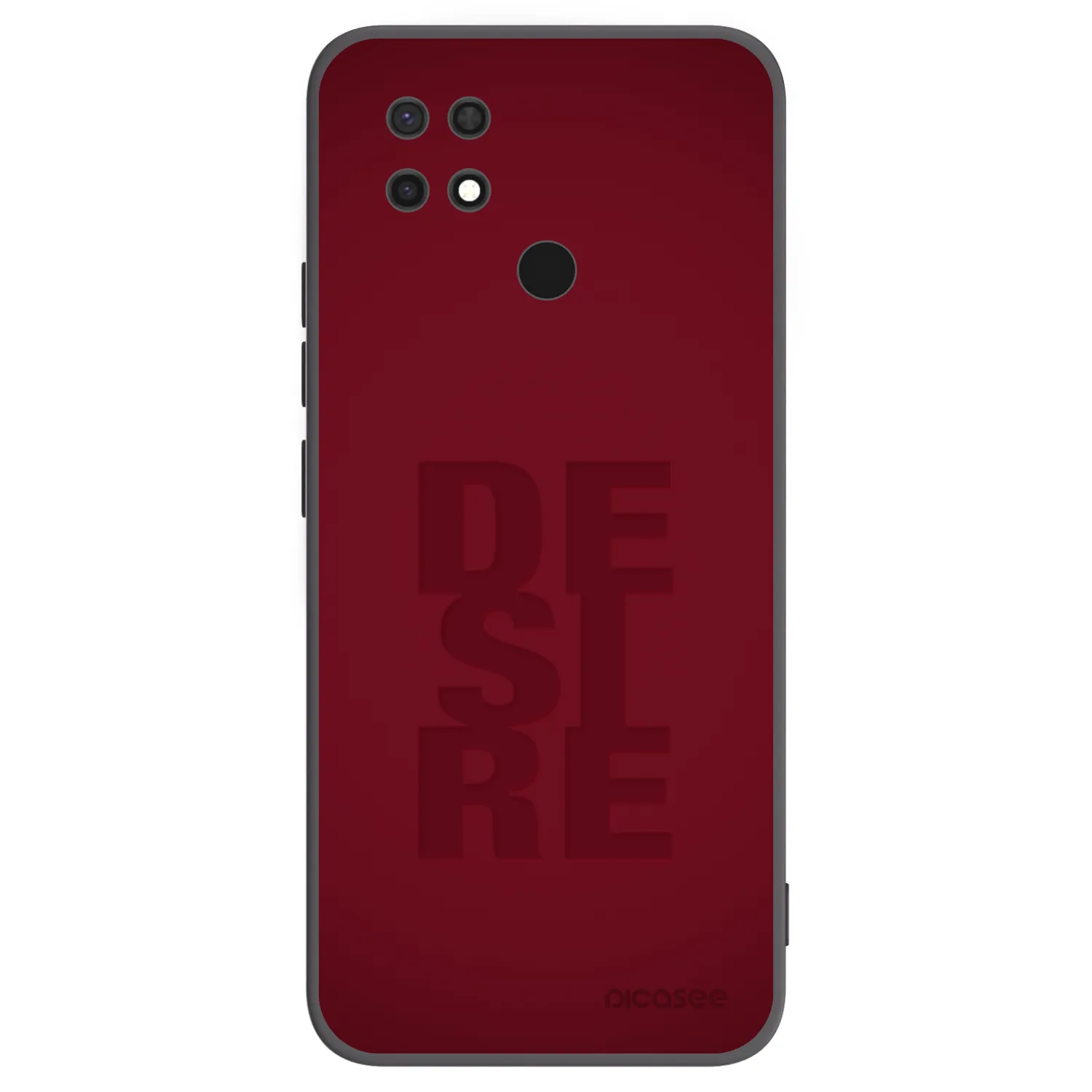 Picasee crna silikonska maskica za Xiaomi Redmi 10C - Desire