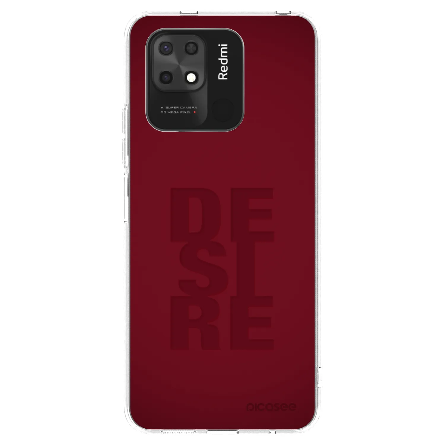 Picasee silikonska prozirna maskica za Xiaomi Redmi 10C - Desire