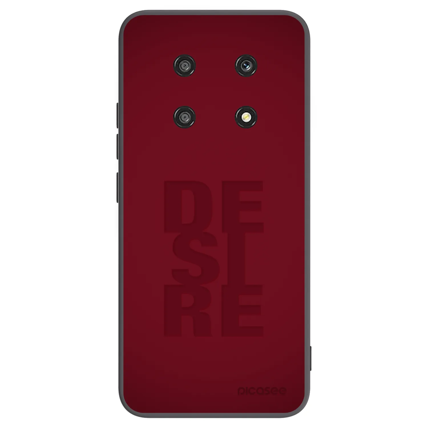Picasee crna silikonska maskica za Honor Magic4 Lite 5G - Desire