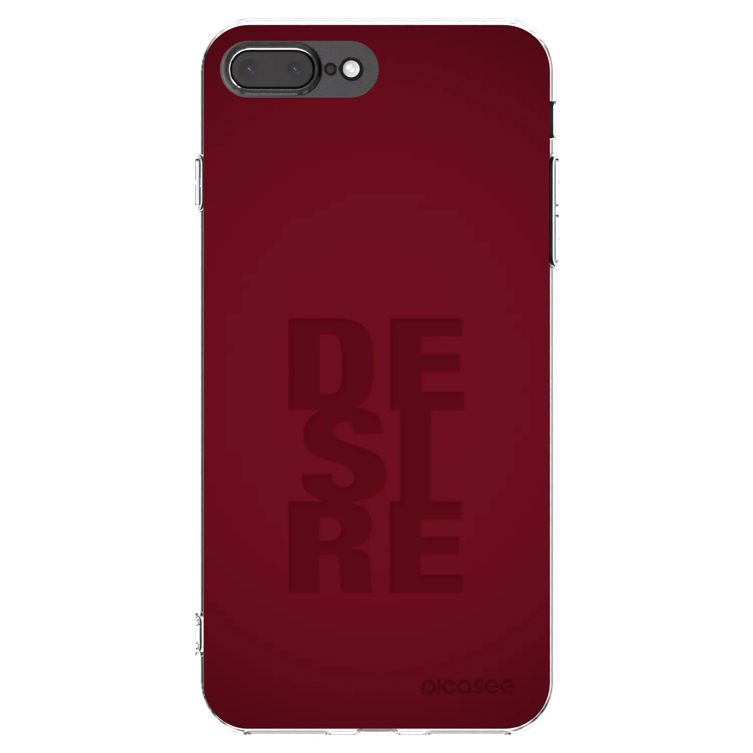 Picasee silikonska prozirna maskica za Apple iPhone 8 Plus - Desire