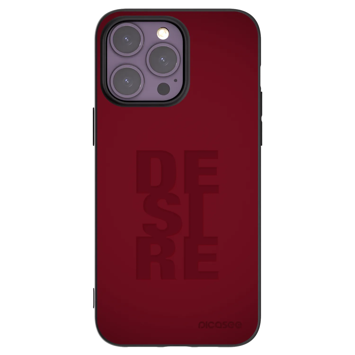 Picasee crna silikonska maskica za Apple iPhone 14 Pro Max - Desire