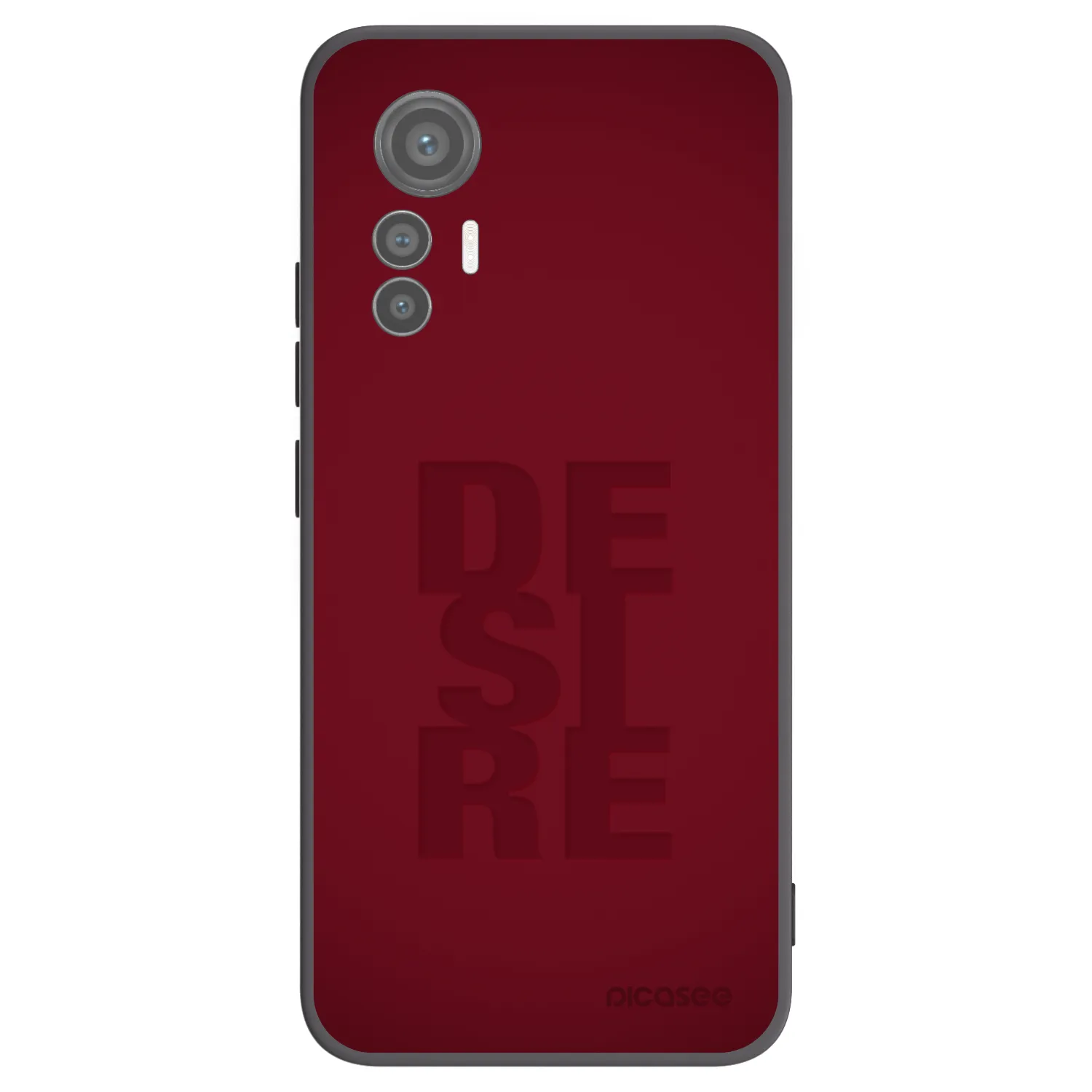 Picasee crna silikonska maskica za Xiaomi 12 Lite - Desire
