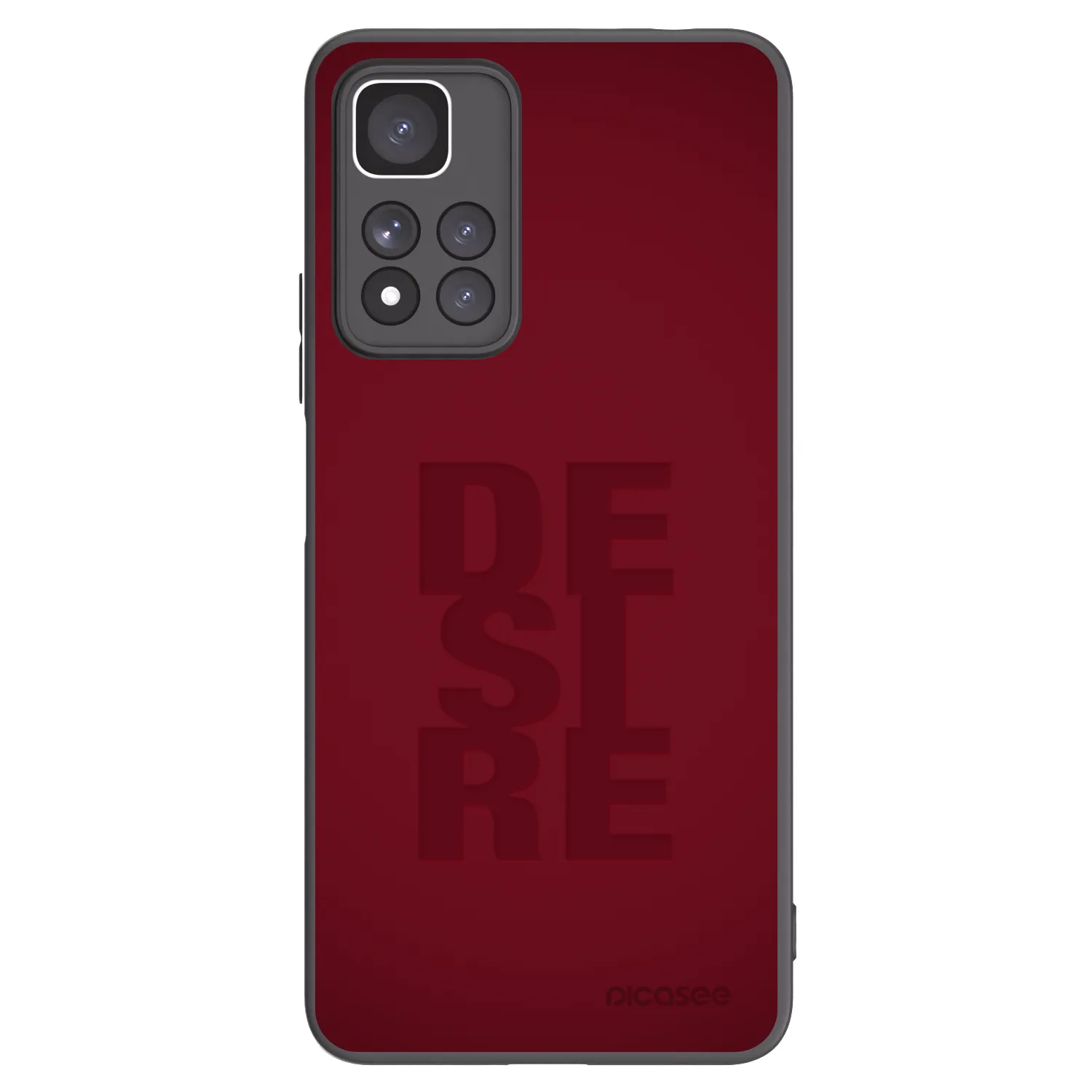 Picasee crna silikonska maskica za Xiaomi Redmi Note 11 Pro+ 5G - Desire