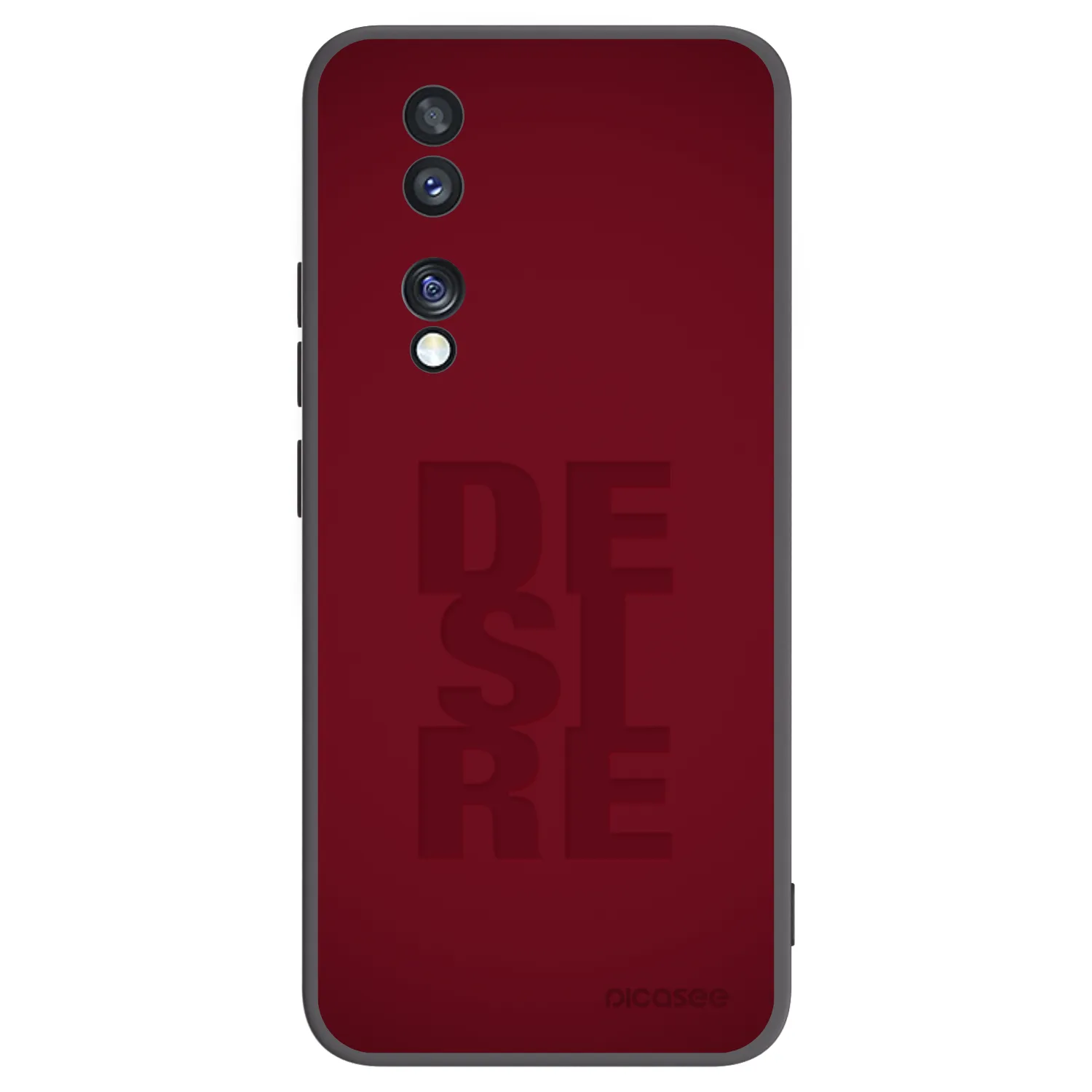 Picasee crna silikonska maskica za Honor 70 - Desire