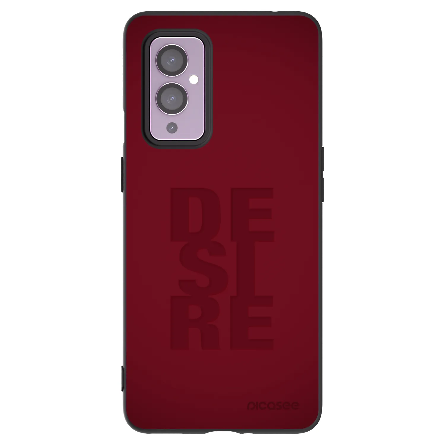 Picasee crna silikonska maskica za OnePlus 9 - Desire