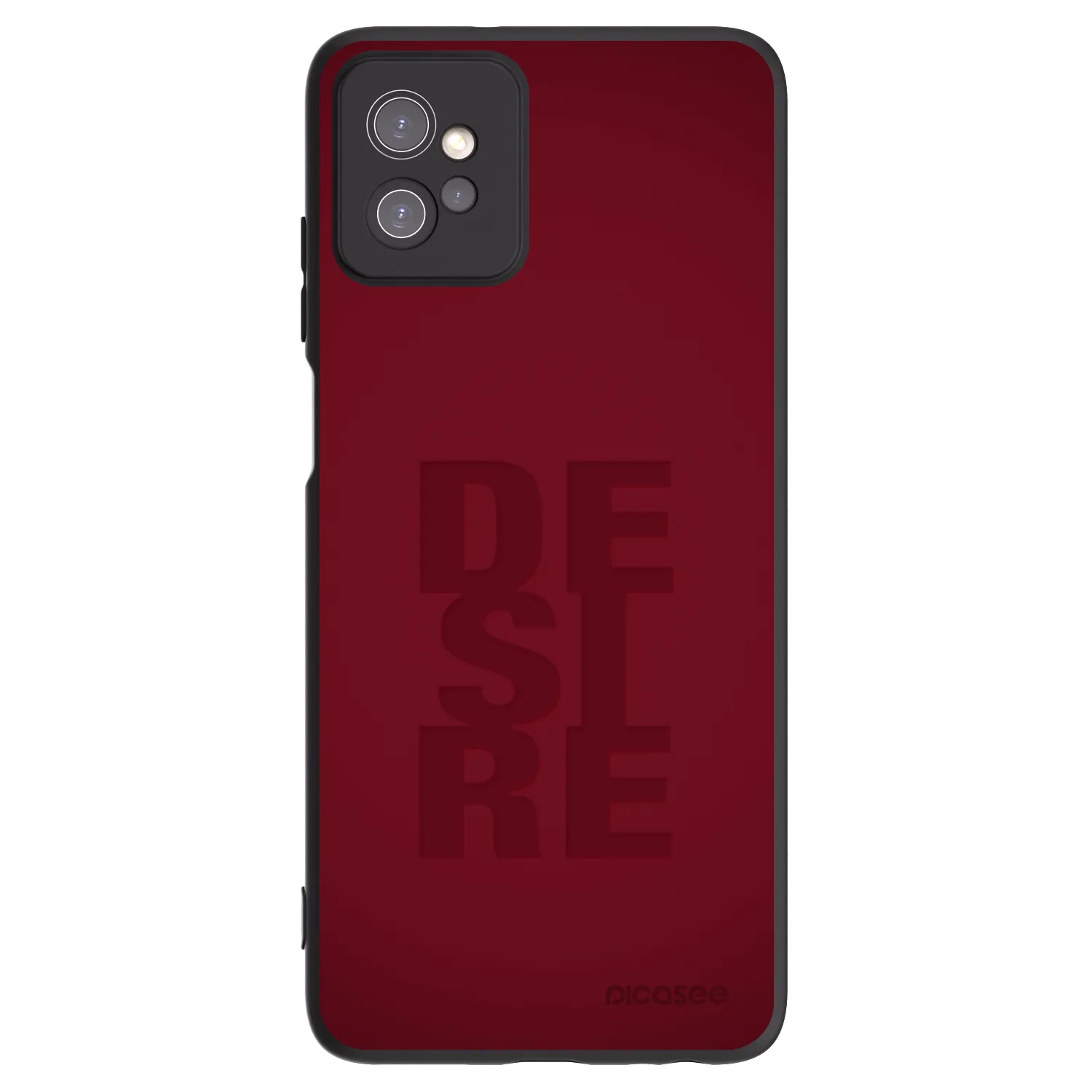 Picasee crna silikonska maskica za Motorola Moto G32 - Desire