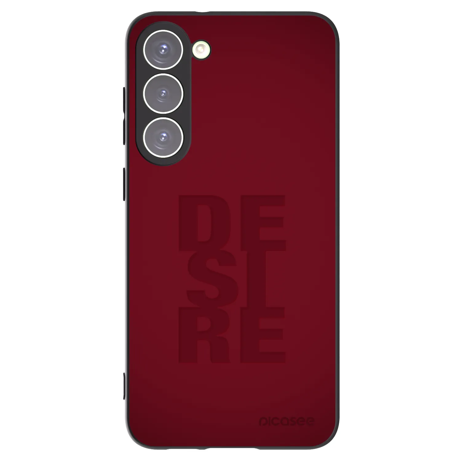 Picasee crna silikonska maskica za Samsung Galaxy S23+ 5G - Desire