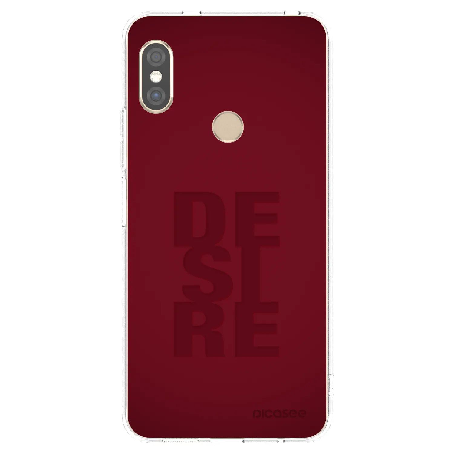 Picasee silikonska prozirna maskica za Xiaomi Redmi Note 5 Global - Desire