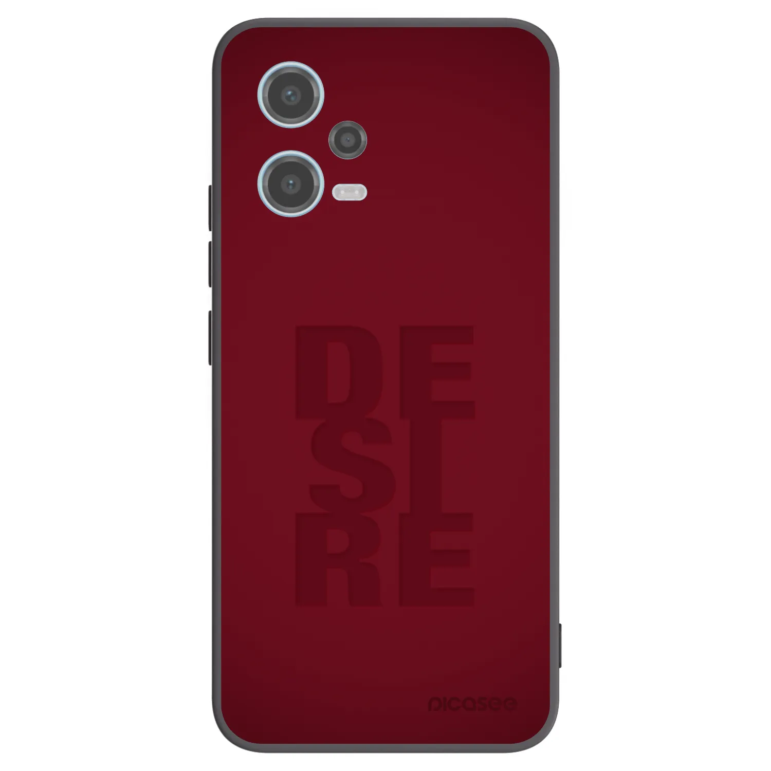 Picasee crna silikonska maskica za Xiaomi Redmi Note 12 5G - Desire