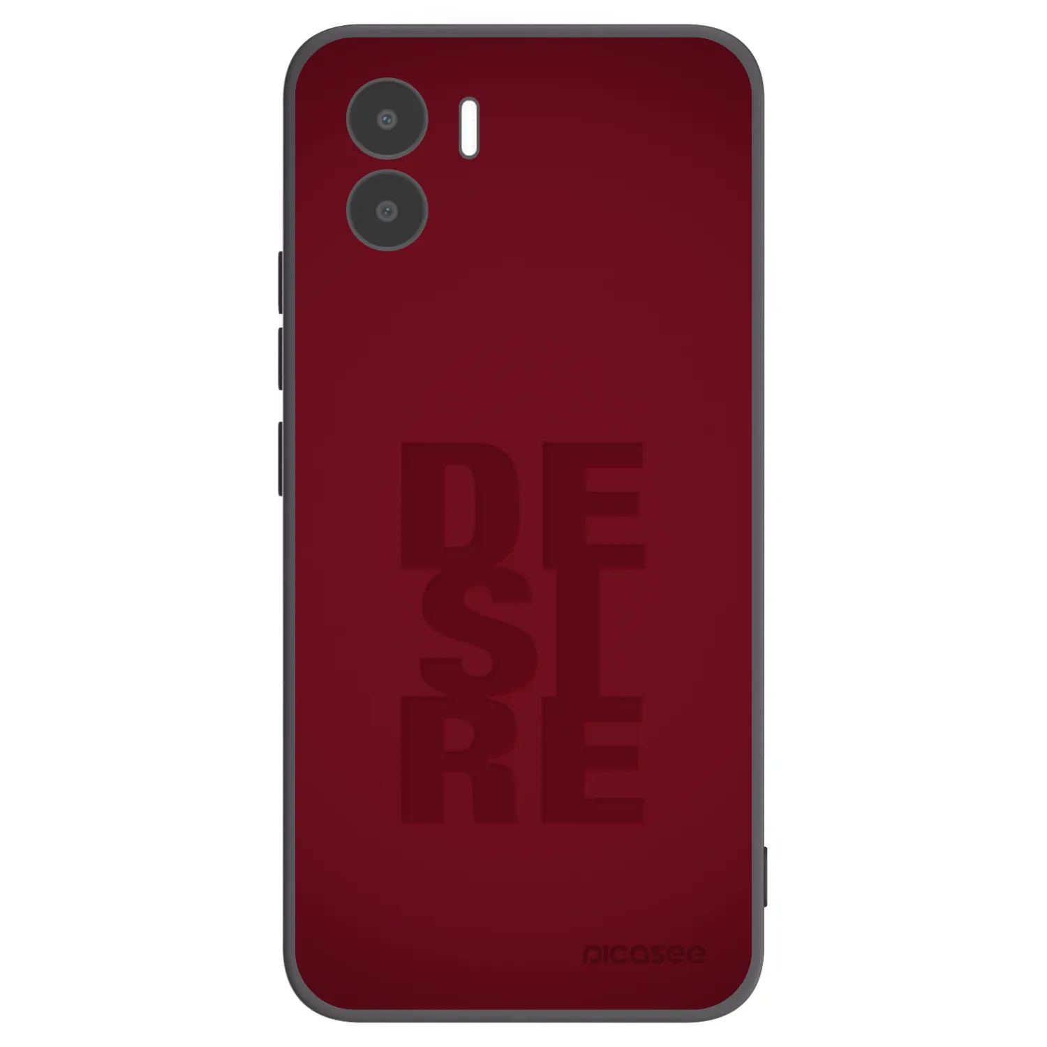 Picasee crna silikonska maskica za Xiaomi Redmi A2 - Desire