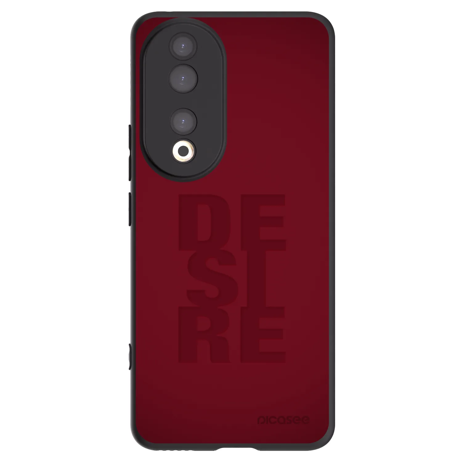 Picasee crna silikonska maskica za Honor 90 5G - Desire