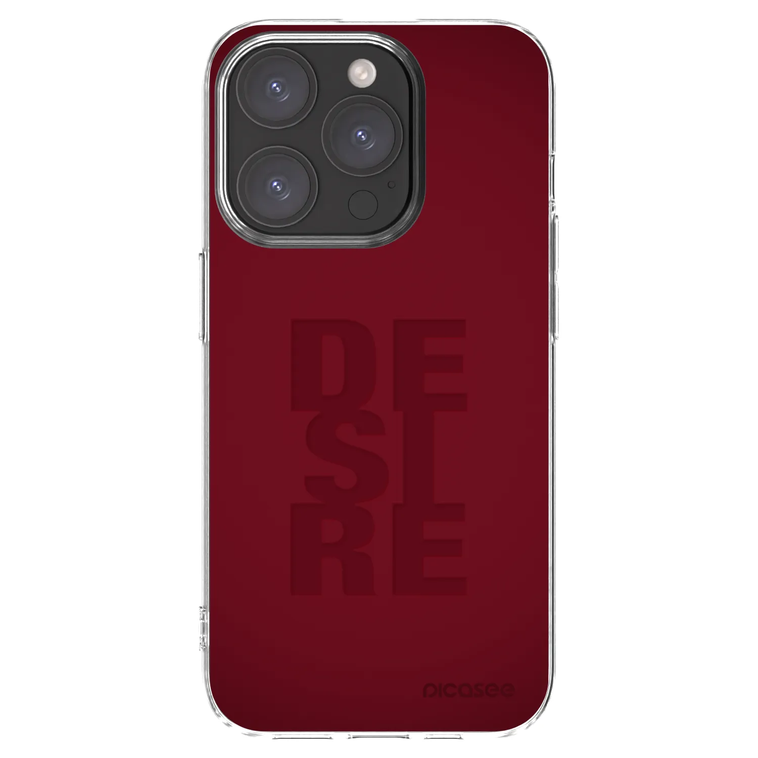 Picasee silikonska prozirna maskica za Apple iPhone 15 Pro - Desire