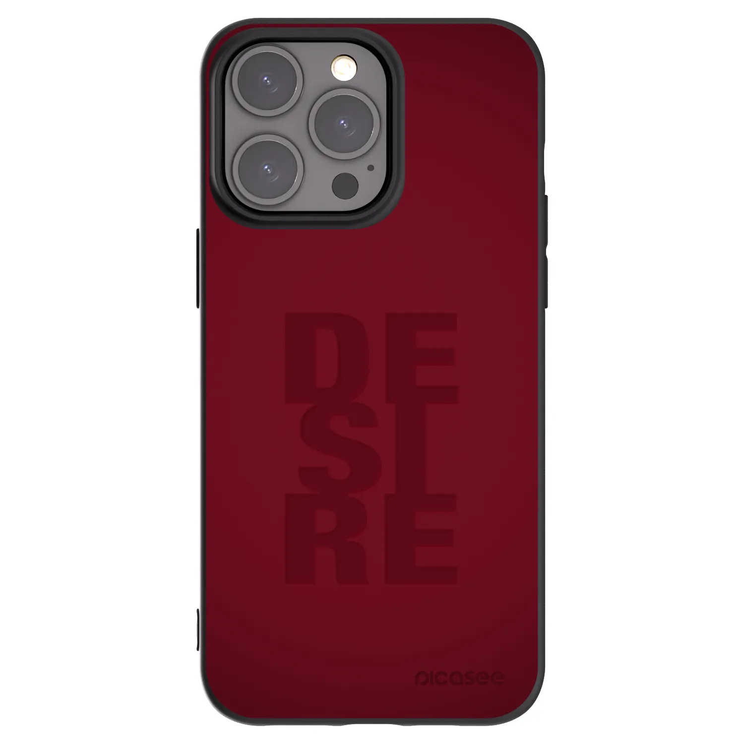 Picasee crna silikonska maskica za Apple iPhone 15 Pro Max - Desire