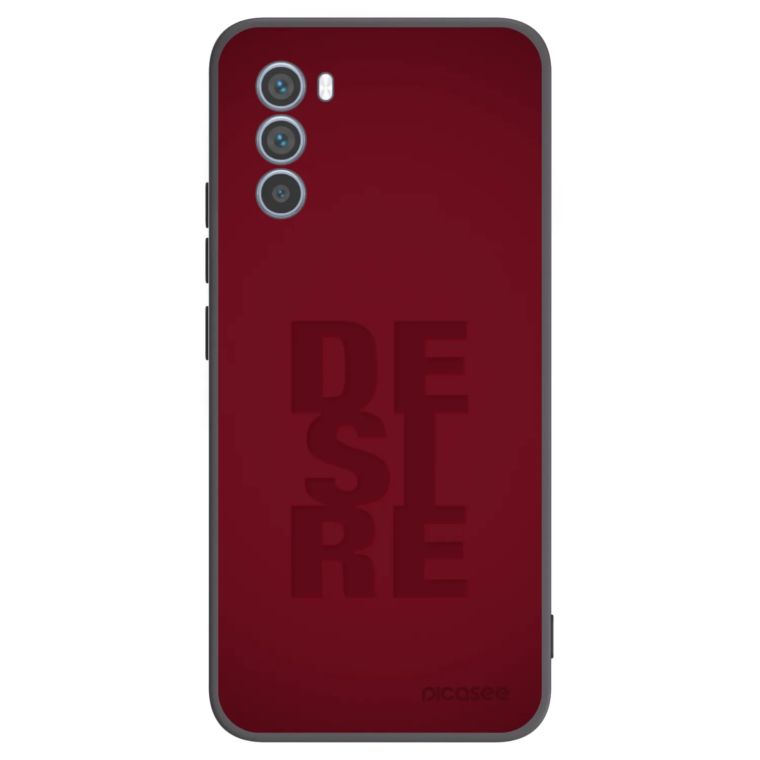 Picasee crna silikonska maskica za Motorola Moto G62 - Desire