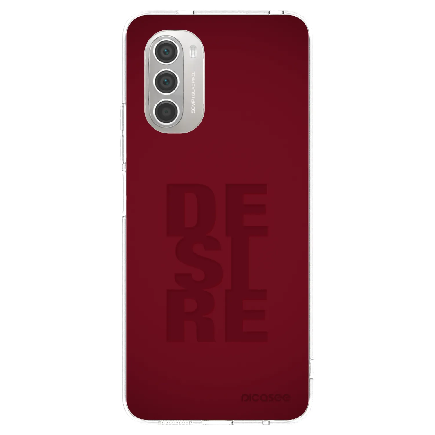 Picasee silikonska prozirna maskica za Motorola Moto G51 - Desire