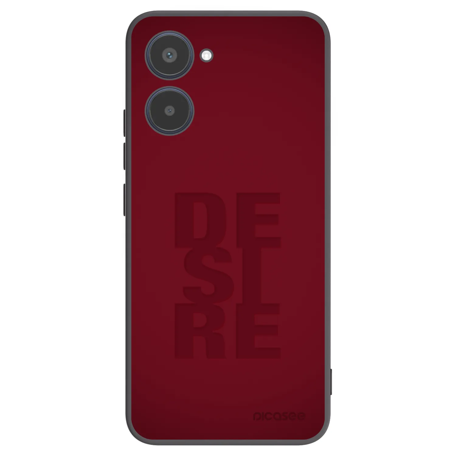 Picasee crna silikonska maskica za Realme 10 4G - Desire