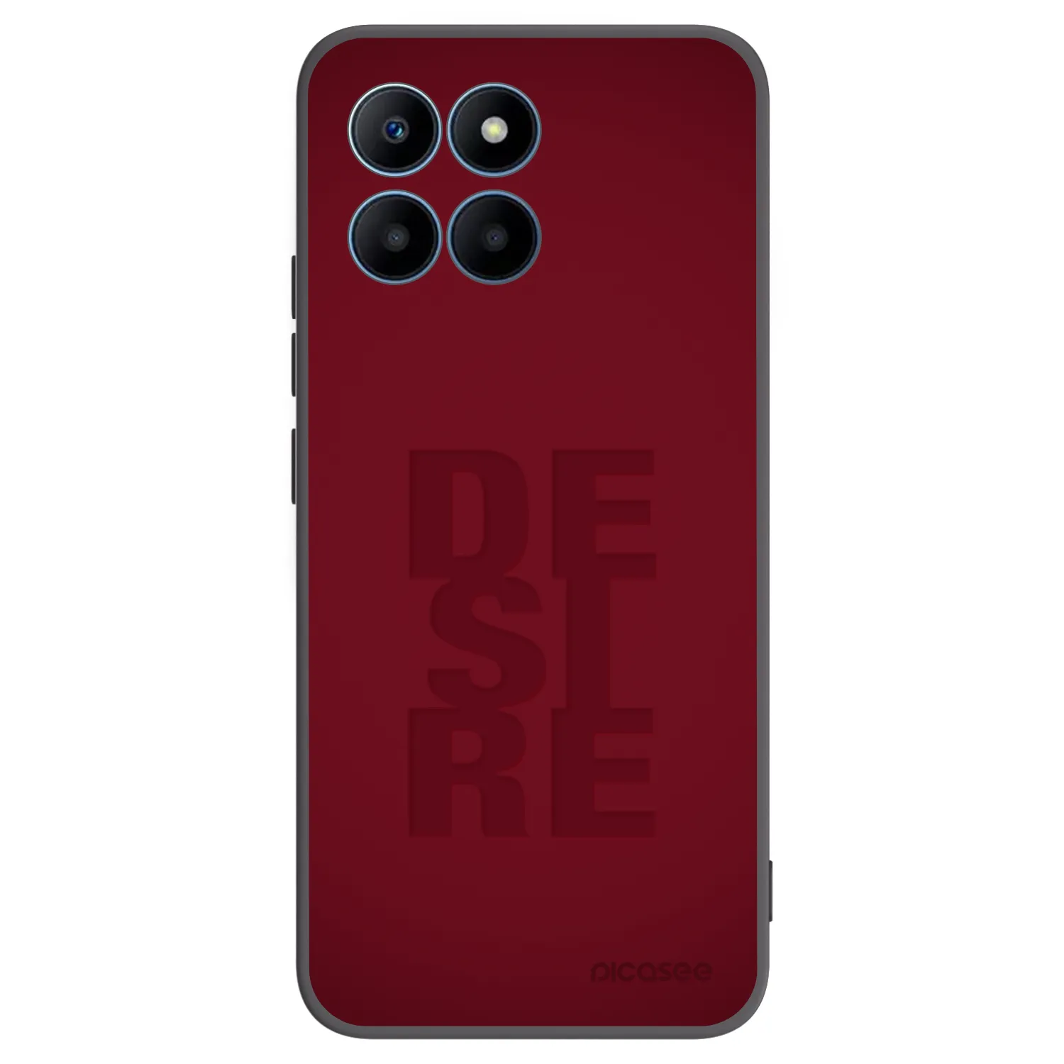 Picasee crna silikonska maskica za Honor 70 Lite - Desire