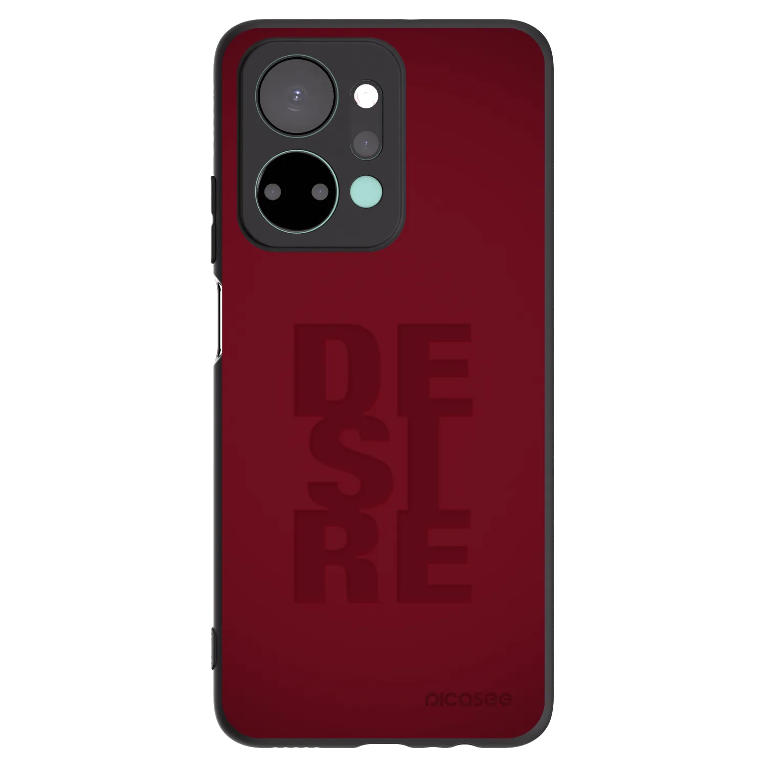 Picasee crna silikonska maskica za Honor X7a - Desire