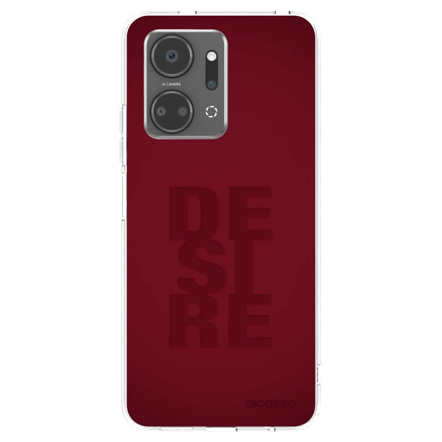 Picasee silikonska prozirna maskica za Honor X7a - Desire